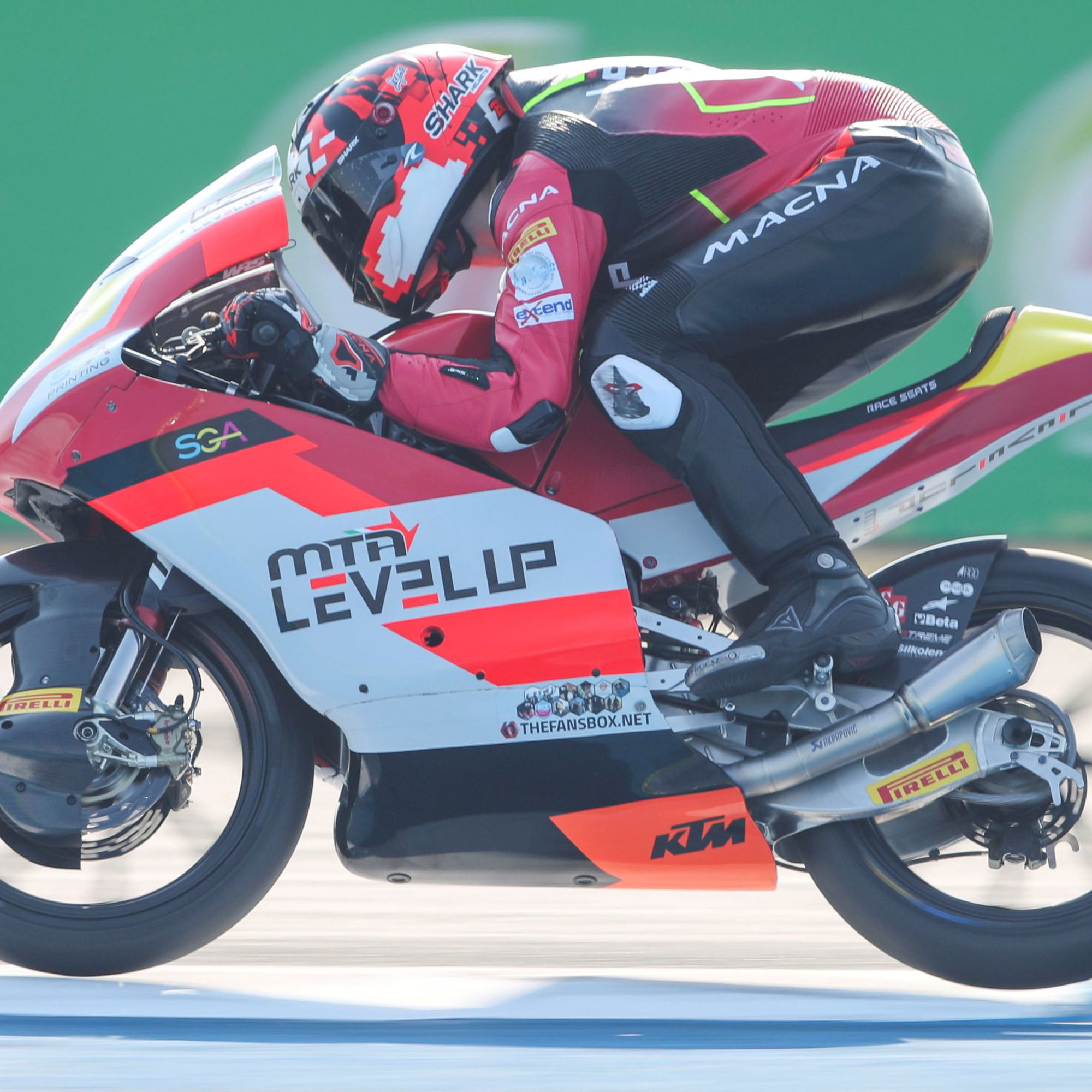Matteo Bertelle for Friday Practice, COTA, Americas Moto3, 28 March 2025